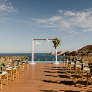 cabo wedding venue terrace overview ocean
