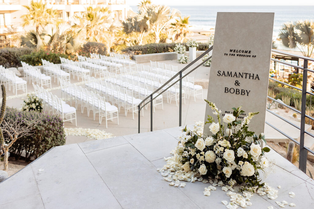 Wedding ceremony at The Cape, stunning wedding photography