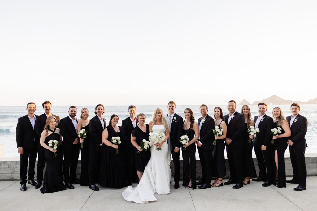 Bridal party photos at The Cape, stunning wedding photography